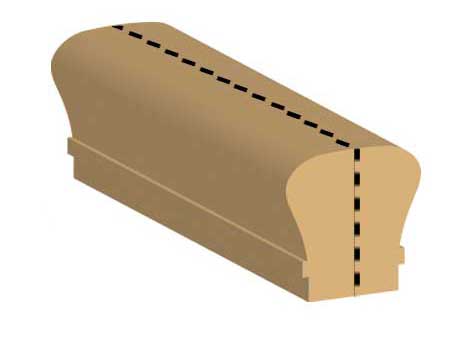 Profili corrimano omega Bendywood&reg; 3D